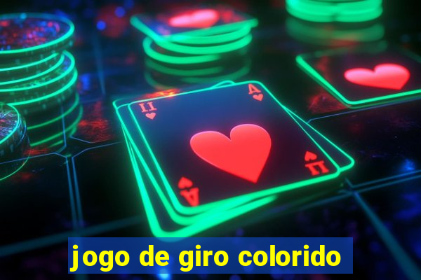 jogo de giro colorido