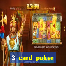 3 card poker casino odds