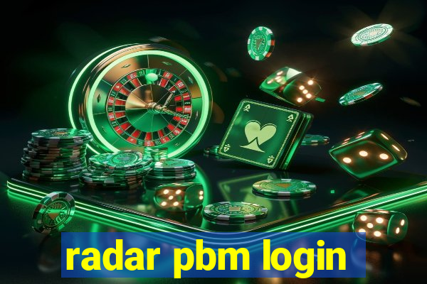 radar pbm login