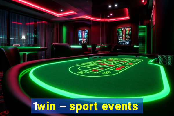 1win – sport events