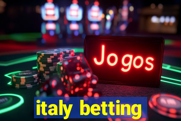 italy betting