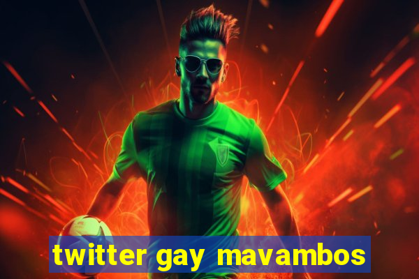 twitter gay mavambos