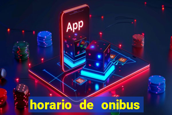 horario de onibus santos dumont x juiz de fora