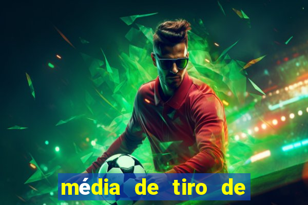 média de tiro de meta por jogo