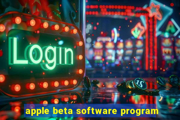 apple beta software program