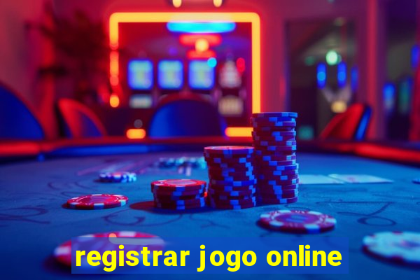 registrar jogo online