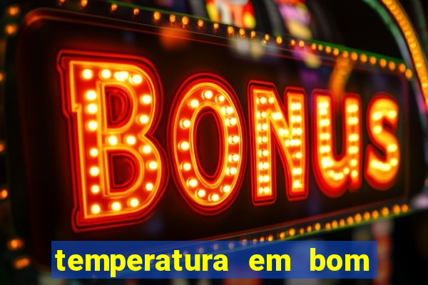 temperatura em bom jesus da lapa