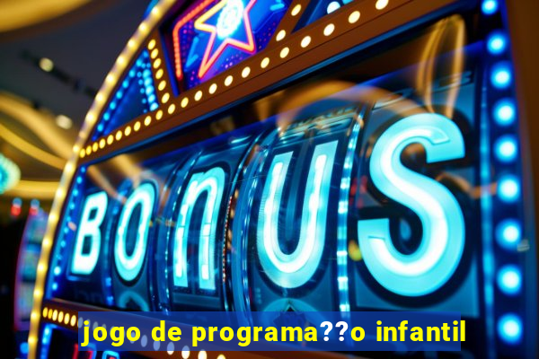 jogo de programa??o infantil