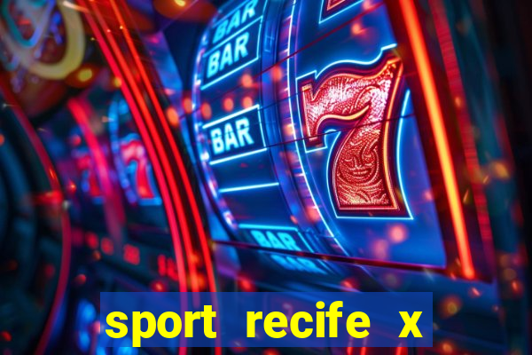 sport recife x américa mg