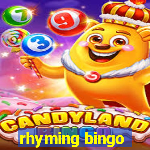 rhyming bingo