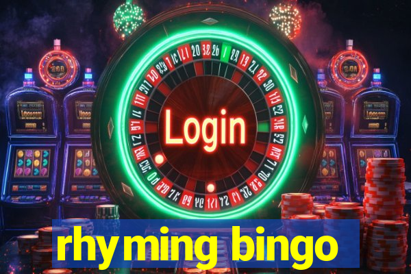 rhyming bingo