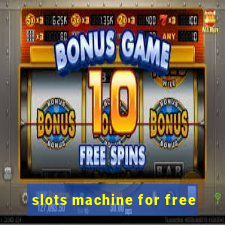 slots machine for free