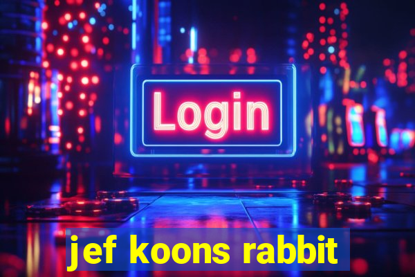 jef koons rabbit