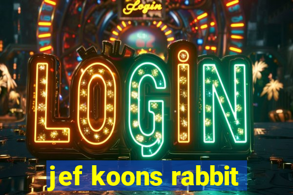 jef koons rabbit