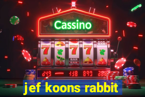 jef koons rabbit