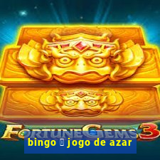 bingo 茅 jogo de azar