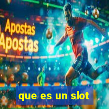 que es un slot