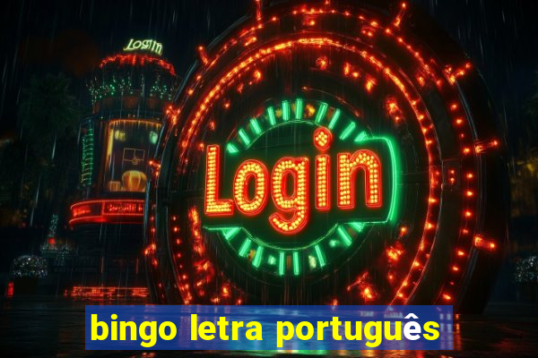 bingo letra português