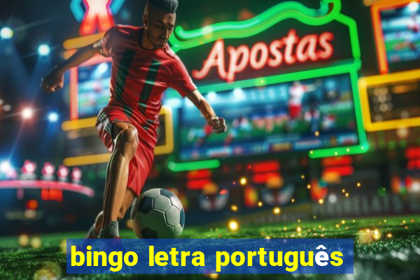 bingo letra português