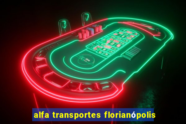 alfa transportes florianópolis