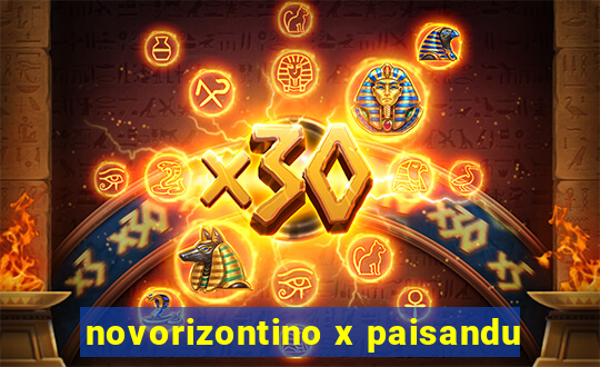 novorizontino x paisandu