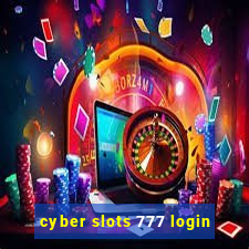 cyber slots 777 login