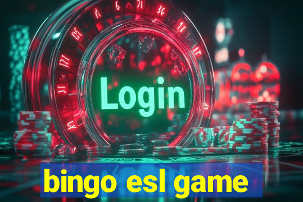 bingo esl game