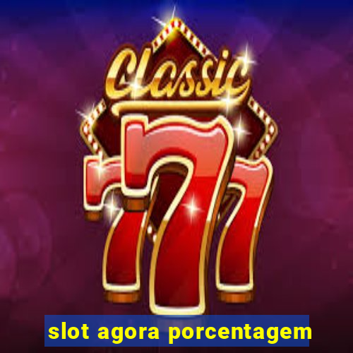 slot agora porcentagem