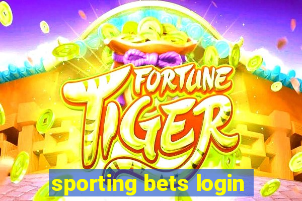 sporting bets login