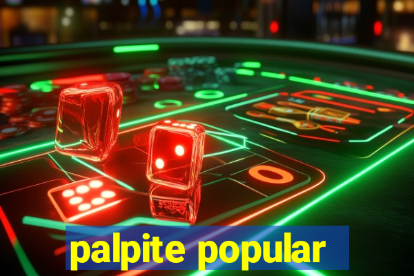 palpite popular