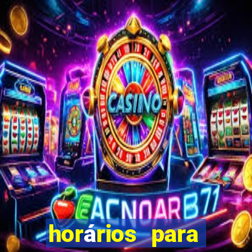 horários para ganhar no fortune tiger