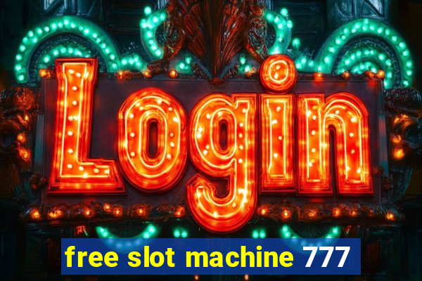 free slot machine 777