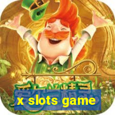 x slots game