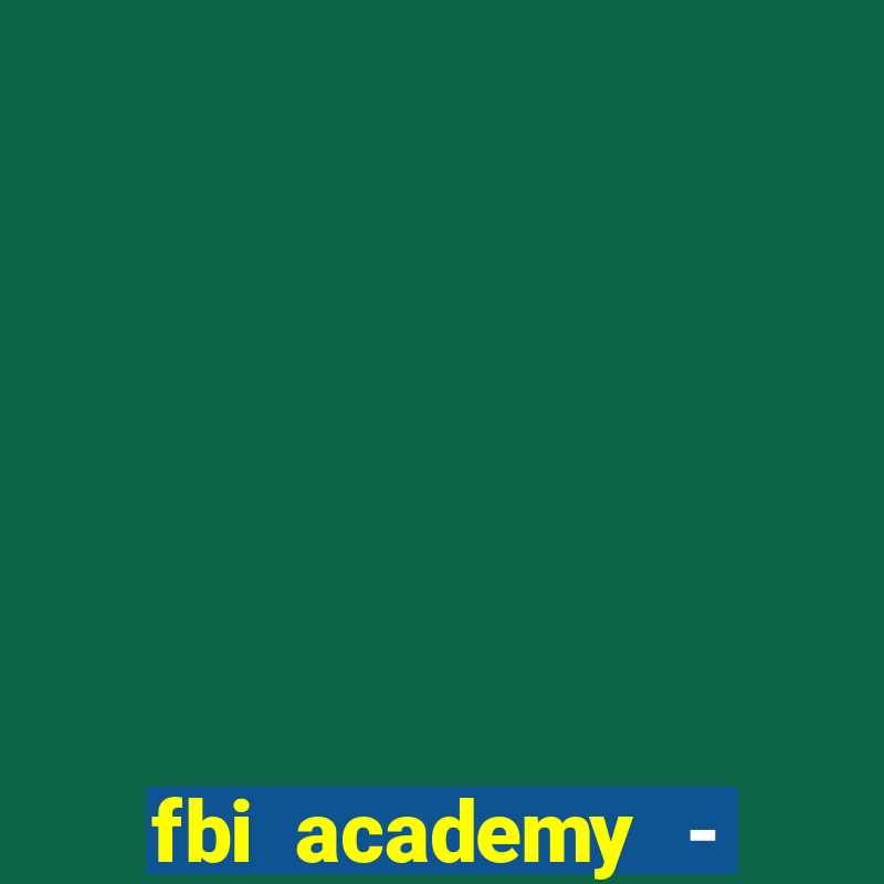 fbi academy - tragaperras bar