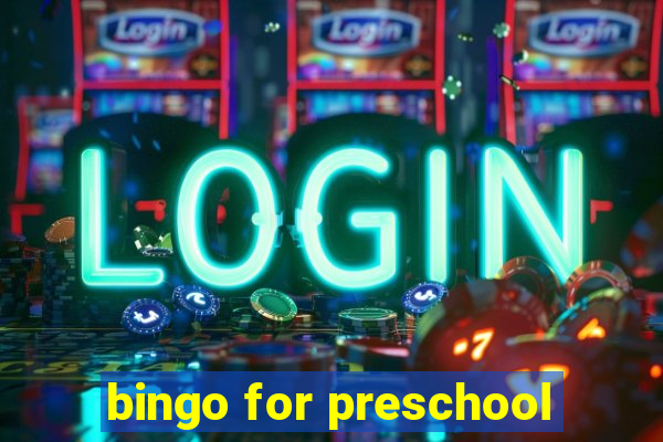 bingo for preschool