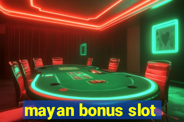 mayan bonus slot