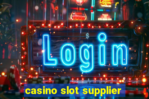 casino slot supplier