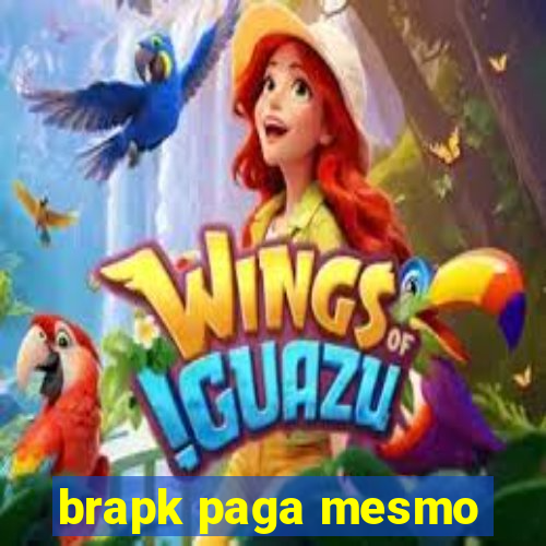 brapk paga mesmo