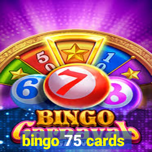 bingo 75 cards