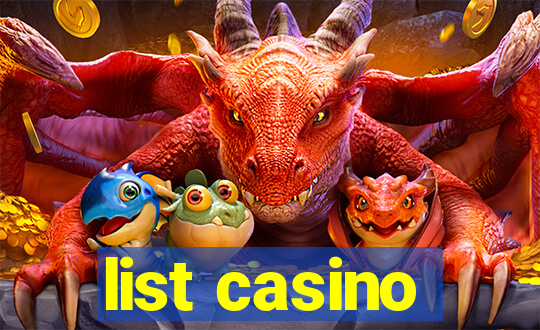 list casino