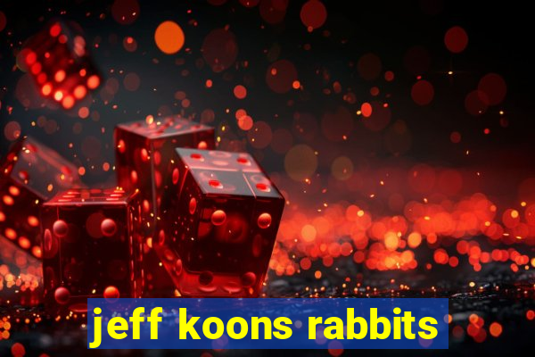 jeff koons rabbits