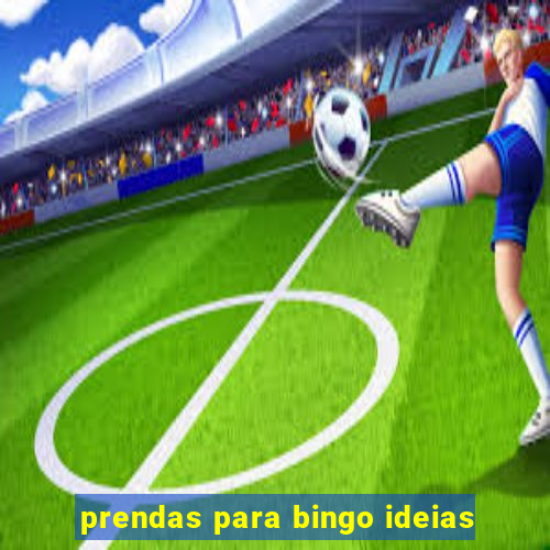 prendas para bingo ideias