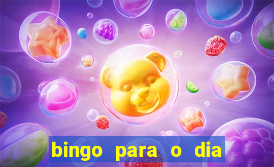 bingo para o dia da mulher