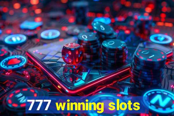 777 winning slots