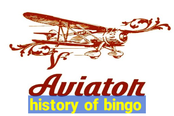 history of bingo