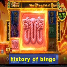 history of bingo