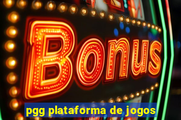 pgg plataforma de jogos