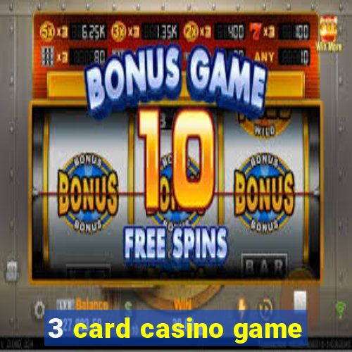 3 card casino game