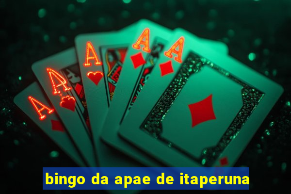 bingo da apae de itaperuna