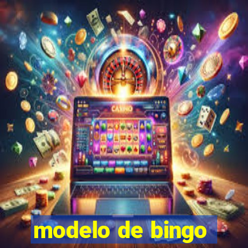 modelo de bingo